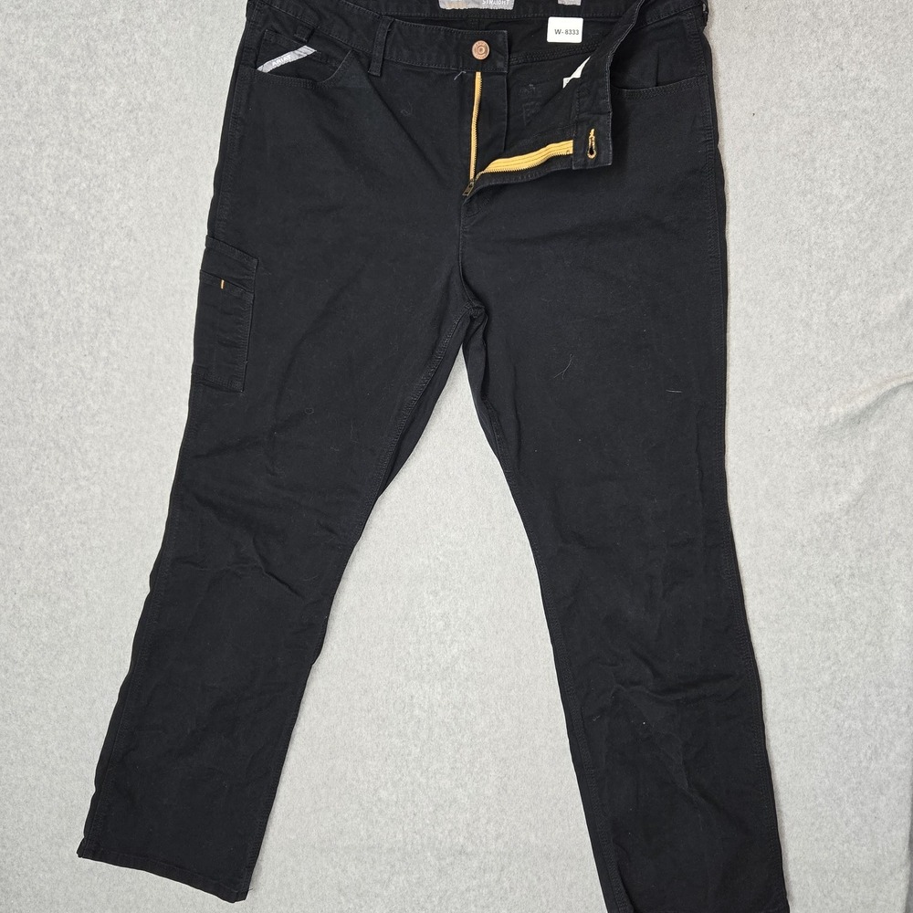 Ariat Rebar Women Pants 34R Black DuraStretch Perfect Rise Straight Made Tough